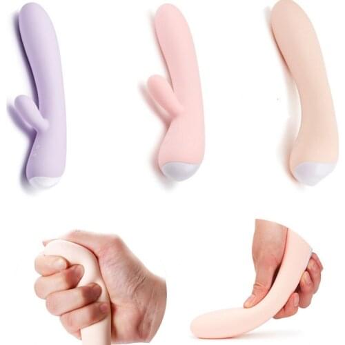 JEUSN 3 Model Heating Double Motor Rabbit Vibrator,Recharge Soft Silicone Wand Vibrator Magic Sex Toys For Woman Vibe Vibradores