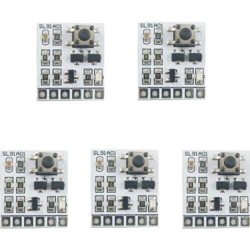 5pcs Dc 5v 12v 2a Bistable Self-Locking Switch Led Controller Relay Touch Electronic Module