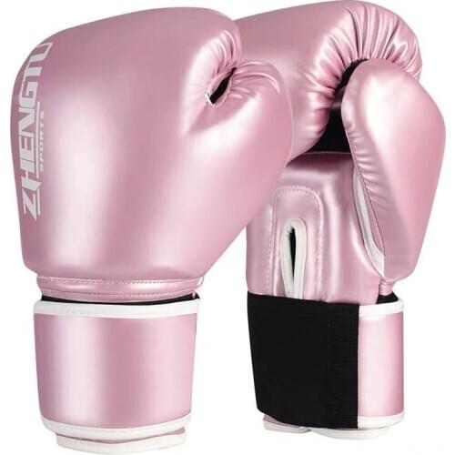 8/10/12oz Kids Adults Women Men Muay Thai Boxing Gloves Sparring MMA Kickboxing Training Mitts Martial Arts Kong Fu Equipment EO