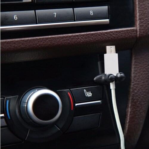8x Car Charger Line USB Cable Clip Accessories Sticker For Opel Astra H G J Corsa D C B Insignia Zafira B Vectra C Mokka Vectra