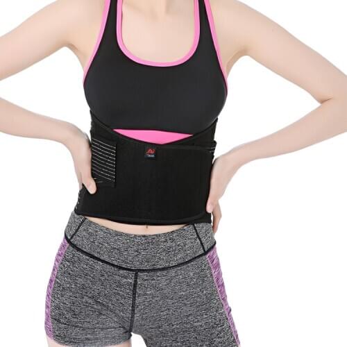 AOLIKES Lumbar Support Waist Pain Back Injury Prevent Supporting Brace For Fitness Weightlifting Belts Sports Safety Corrector