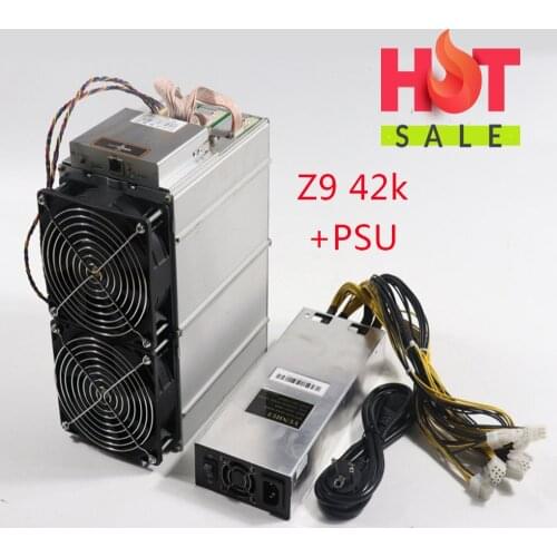 Free Shipping Work Well Used Asic AntMiner Z9 42k With PSU Equihash ZEC ZEN BTG BTC Mining Economic Than Innosilicon A9 Antminer