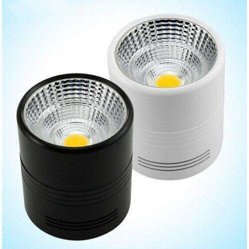 Free Shipping Surface Mounted 15W/10W Dimmable COB LED Downlight Warm White /White/Cold White Led ceiling Lamp AC85-265V