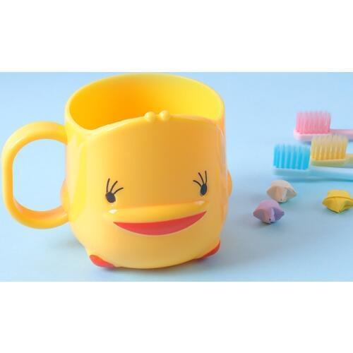 Kids Children Little Yellow Duck Mouthwash Cup Toothbrush Holder Water Mug