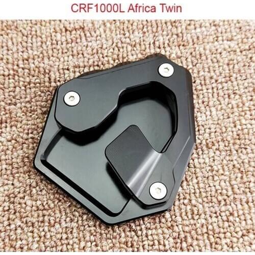 For Honda CRF1000L Africa Twin 2016 2017 Kickstand Foot Plate Side Stand Extension Pad Enlarge Extension