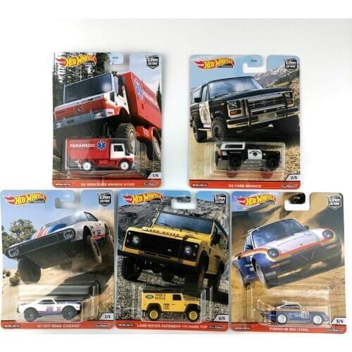 Hot Wheels Cars Car Culture All Terrain PORSCHE 959 1:64scale Collectibles Real Riders Metal Diecast Model Car