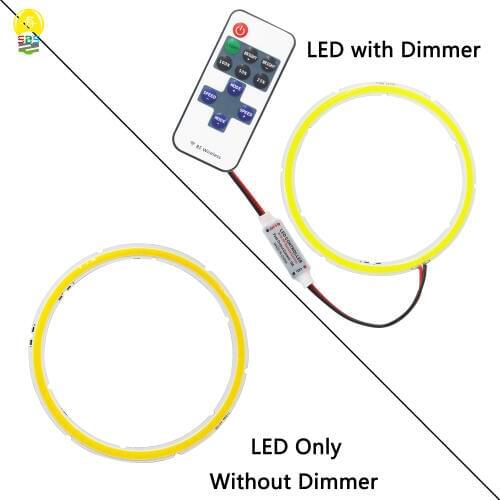 2020 New annular led cob bulb light source ring 60-120mm dimmable cob chip with dimmer remote controller Lamp for Diy Lighting