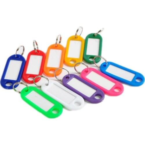 Fashion The Luggage Tag Key Card Color Random Plastic Key Chain Bag Tag Key Token Card Accessories