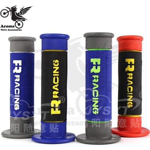 Dirt Pit Bike Motocross 7/8" Handlebar Rubber Gel Hand Grips Moto Anti-slip Handle Bar Motorbike Decors Scooter Accessories