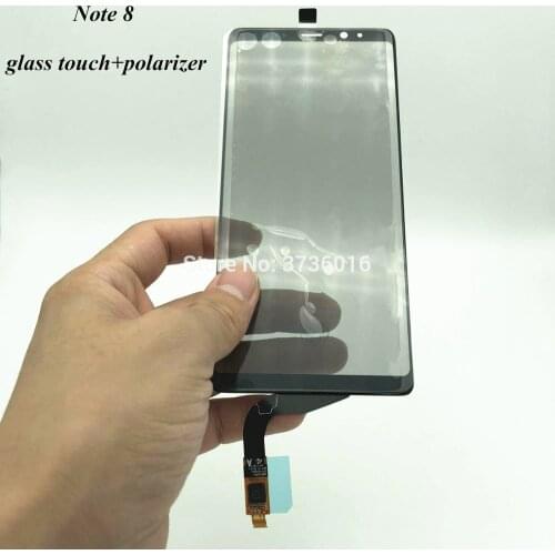 Touch Panel With Polarizer Film Use For Samsung Note 8 N950 LCD Digitizer TP Laminating Repair