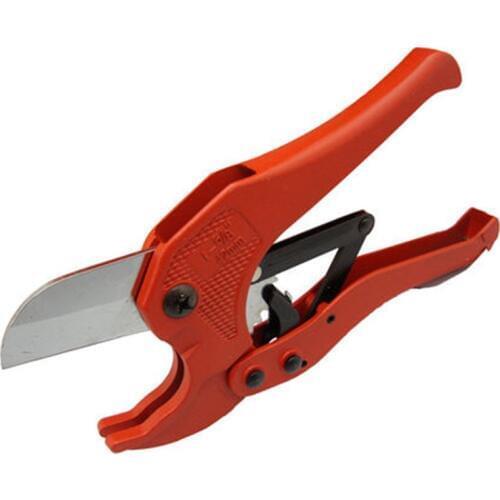 42mm Plastic Pipe Plumbing Clamp Tool PE PVC PPR Aluminum Scissor Knife Cut Ratchet Water Tube Tubing Hose Cutter