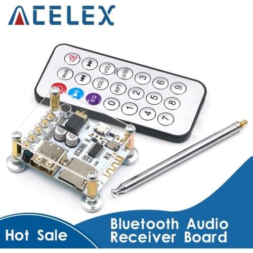 V5.0 V4.2 Bluetooth Audio Receiver board with USB TF card Slot decoding playback preamp output 5V Wireless Stereo Music Module