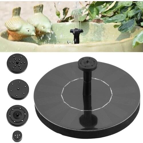 Floating Fountain Solar Panel Solar Fountain Garden Patio Decor Fountain for Garden Pool Pond