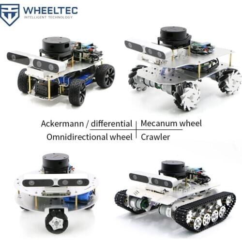 ROS robot Visual slam of Ackerman ROS robot chassis radar navigation unmanned vehicle