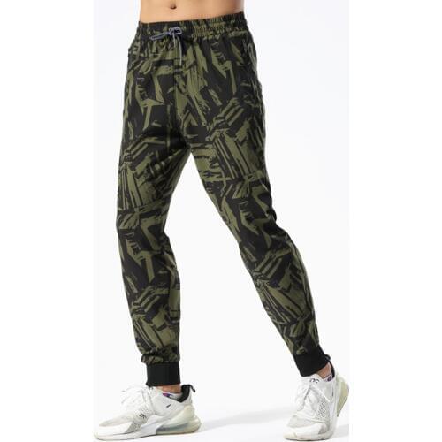 Running Pants Men Jogging Sports Pants For Men Sweatpants 3D Printed Pattern Gym Trousers Men With Zipper Pockets Training Male