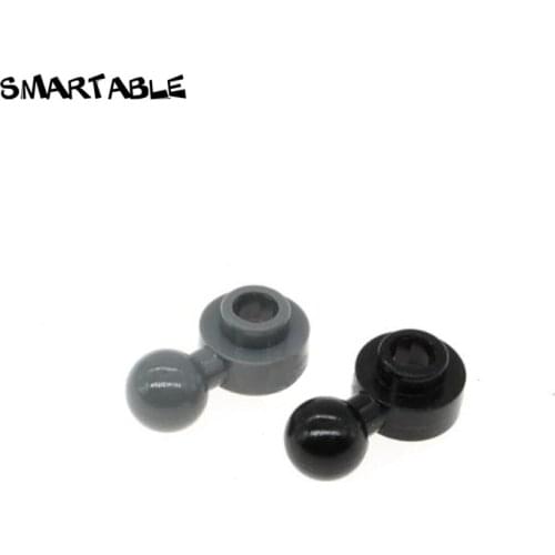 Smartable Plate 1x1 Round with Towball Building Blocks MOC Parts Toy For Kids Compatible Major Brands 3614 100pcs/Lot