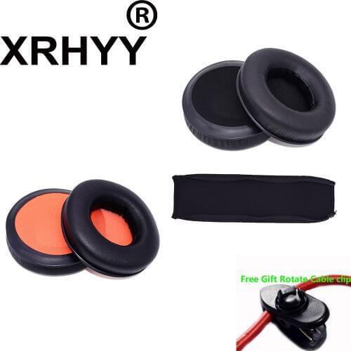 XRHYY Replacement Ear Pads & Headband Cushion For Razer Kraken Sony V700 JBL Synchros S700 Pioneer HDJ1000 HDJ2000 Headpones