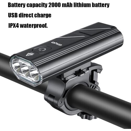 Bike Light Front Back USB Rechargeable Flashlight Bike Headlight Mount Holder MTB Road Bicycle Latern Lamp Accessories