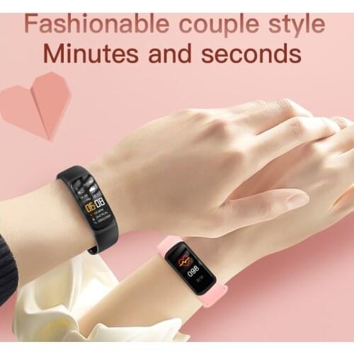 UMO Smart Bracelet Couple Style Men Women Watch IP67 Waterproof Fitness Monitor Sports Smarband Band for Android IOS Phone C7