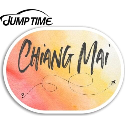 Jump Time for Chiang Mai Vinyl Stickers Thailand Cool Sticker Laptop Luggage Car Decal Window Wiper Trunk Car Styling