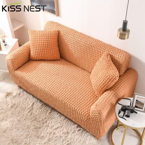 High-End Seersucker ,Decorative For Home, Furniture,Sofa Covers Elastic ,Living Room Armchairs Chaise Longue Left 1 2 3 4 Seater