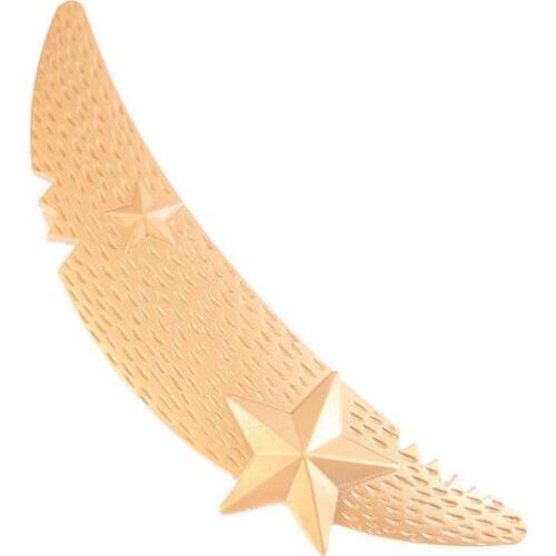 100pcs/lot DIY Simple Multi Pitted Surface Irregular Moon Hair Clips Light Gold Hairpin Hair Styling Tools Accessories HA1422