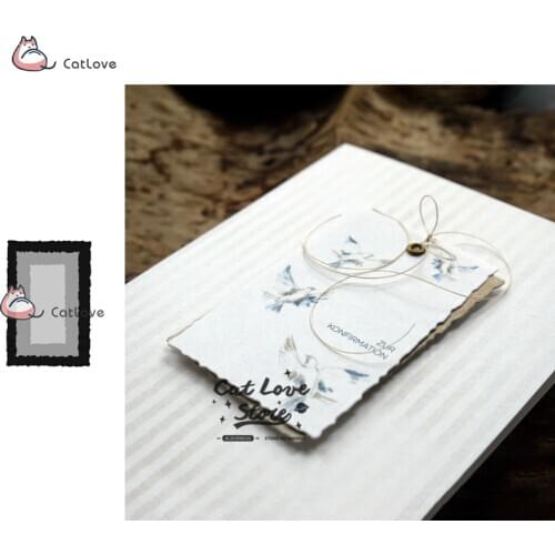 3PCS Tag Frame Metal Cutting Dies Stencils For DIY Scrapbooking Paper Card Decorative Craft Dies Embossing Die Cuts New 2019