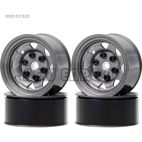 4P 1.55 Beadlock Aluminum Wheels Hubs Rims for RC JIMNY Axial 90069 D90 TF2 Tamiya CC01 LC70 MST NEW ENRON1:10