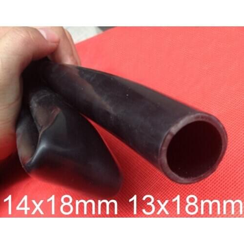 14x18mm 13x18mm id black silicone tube flexible Black silicon hose high temperature non-toxic dark silicone rubber tubing