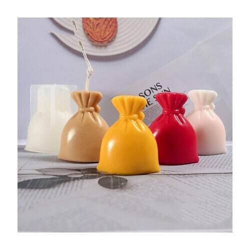 Aromatherapy Candle DIY Mold Money Bag Mold Handmade For Candle Making Atmosphere Candle Mold Home Decoration