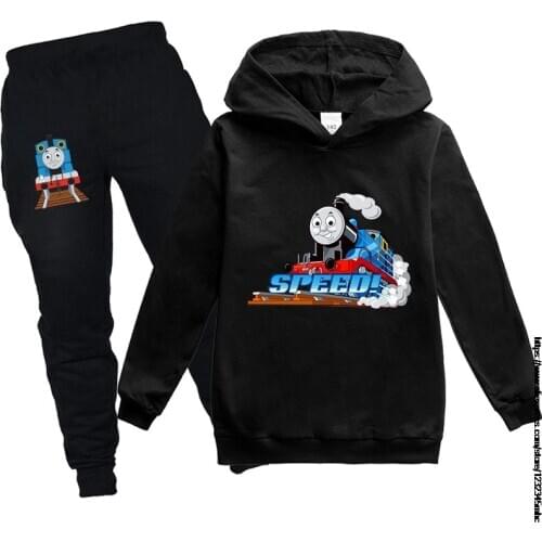 Cotton new child Tracksuit Autumn Clothing Sets Children Boys Girls SPEED Clothes Kids Hooded T-shirt Pants Suits