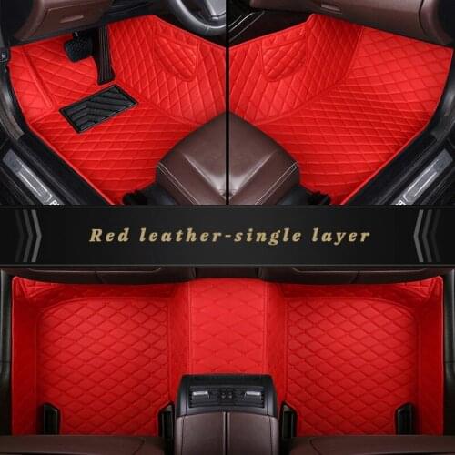 Red car floor mat For mazda 6 gg cx5 gj gh rx8 cx3 bk cx7 bl 3 2010 cx30 2 mx-5 cx9 demio rugs carpets accessories