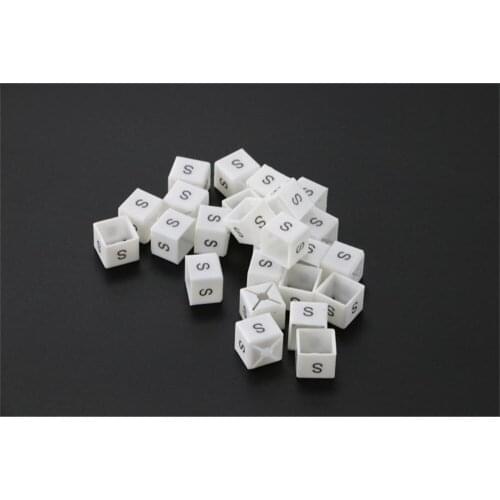 Square Size Cube Custom Letter Color Printing Garment Hanger Classify Tag Ring On Hanger Hook Size Number Marker Display Ring