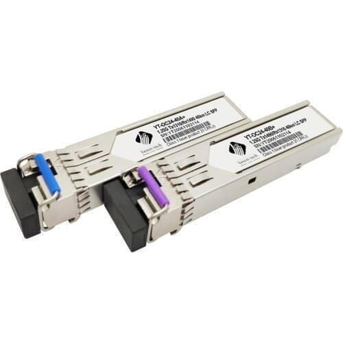 Juniper Networks SFP-GE40KT14R13 Compatible 1000BASE-BX 1.25g BiDi SFP module Tx1490nm/Rx1310nm 40km LC sfp Transceiver Module