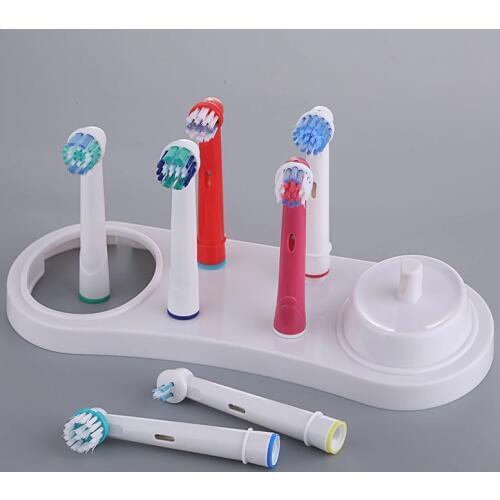 New Electric Toothbrushes Holder Stand Support White Tooth Brush Heads Base With Charger Hole For Oral B 3709 3728 D18