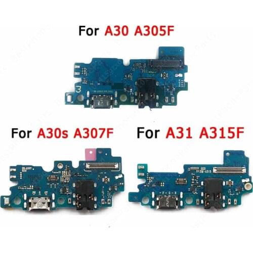 Original Charge Board For Samsung Galaxy A30 A30s A31 A305 A307 A315 Charging Port Usb Connector Plate Flex Cable Spare Parts