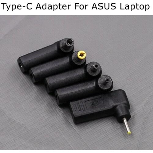 PD Spoof Adapter Plug Converter USB Type C Female to 2.5 x 0.7mm 3.0 x 1.1mm 5.5 x 2.5mm Male Laptop Dc Output Jack Connector