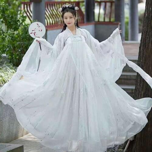 6M Black Red Hanfu Women Chinese Traditional Dress Dance Fairy Costume Plus Size Female Princess Clothing Carnival Cosplay