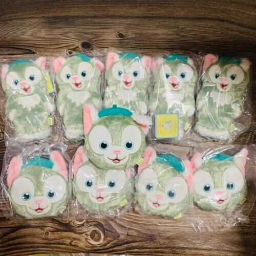 Disney Duffy Gelatoni Anime Plush Coin Purse Cartoon Money Bag Card Key Storage Purses Unisex Birthday Gifts New