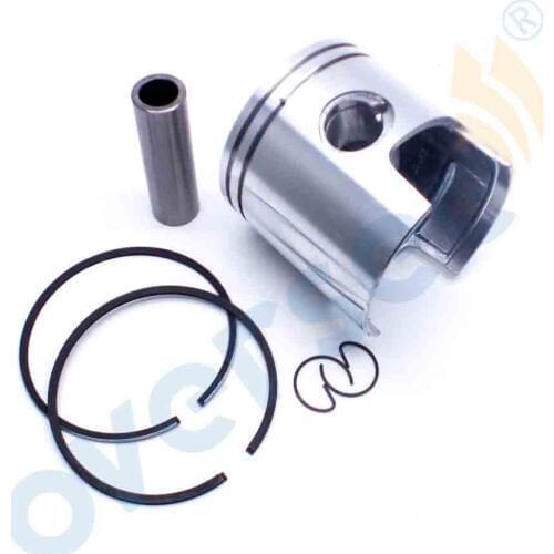 6F6-11631 Piston & Ring STD For Yamaha 2t Outboard Motor Parts 40HP 40G 40J 78mm with Clip and Pin 6F6-11631-00 6F5-11610-00