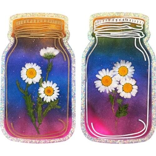 R2LE DIY Epoxy Crystal Resin Bottle Container and Stopper Mirror Tray Silicone Mold for Home Decor Epoxy Resin