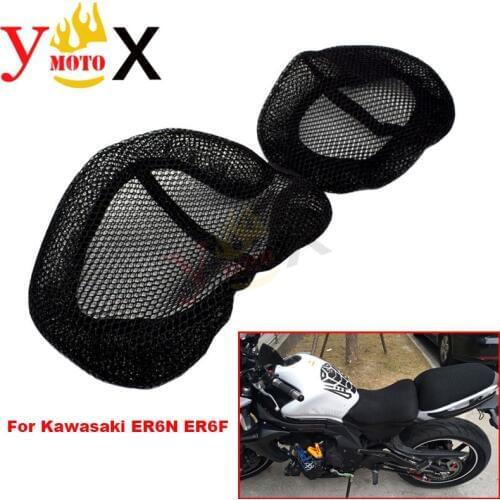 NINJA650 Mesh Seat Cover Cushion Guard Insulation Breathable Sun-proof Net For KAWASAKI Ninja 650 EX650 ER6N ER-6N ER6F ER-6F