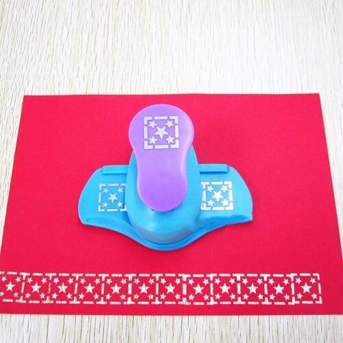 Star shape fancy border punch school DIY paper cutter Pentagram embossing punch scrapbook handmade edge device party craft gifts