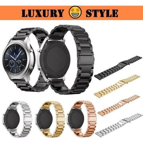 Replacement Wristband Stainless Steel Watch Band Link Bracelet Strap for Samsung Gear S2 Classic