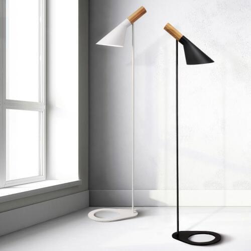 Modern Post-modern AJ Design Louis Arne Jacobsen Floor Lamp Black/White Metal Stand Light for Living Room/Bedroom MING