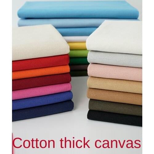 Width 57'' Thickened Pure Cotton Canvas Fabric By The Half Yard For Backpack Bed Sheet Sofa Cover Material