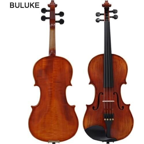 High quality handmade violin 4/4 3/4 solid wood Red beginner violin stringed instrument Brazil bow factory wholesale free shippi