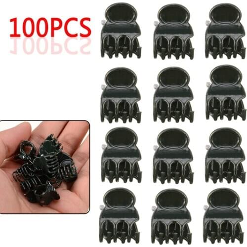 Orchids Plant Clips Dark Green Orchids Plastic Plant Clips Garden Vines Stems Stalks Grow Upright Durable Garden Tool 1.5cm