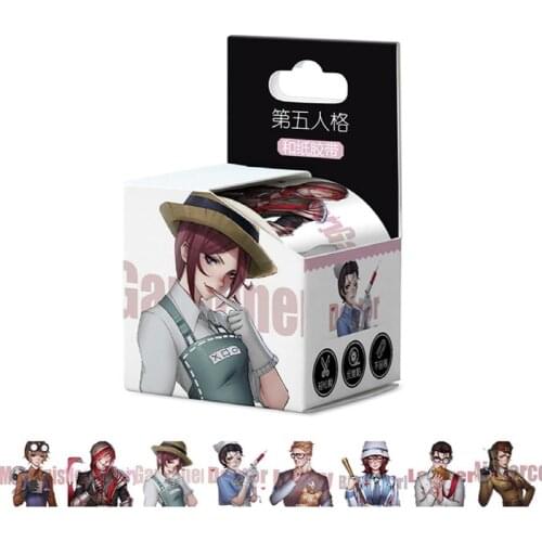 10 boxes/lot Game Identity V Tape TOY Emily Dale Washi Tape Paper Hand account sticker 40mm x 5m