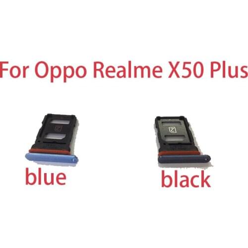 NEW Sim Cards Adapters For Oppo Realme X50 Plus SIM Card Holder Tray Slot Replacement Parts